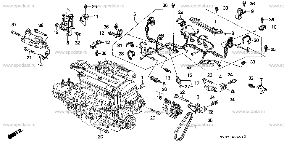 Engine Wire Harness/clamp