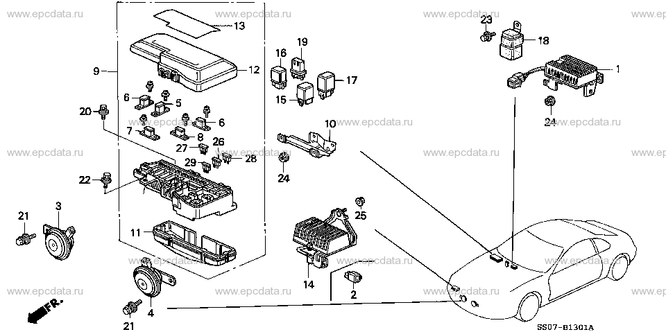 B-13-1 CONTROL UNIT (ENGINE ROOM)(2)