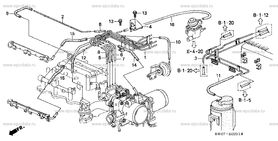 E-2-1 INSTALL PIPE/TUBING (3.2L)