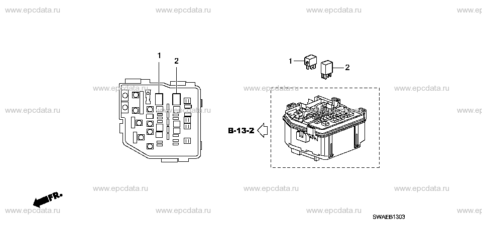 B-13-3 CONTROL UNIT(ENGINE ROOM) (DIESEL)(2)