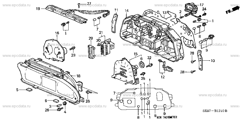 B-12-10 METER COMPONENTS (NS)