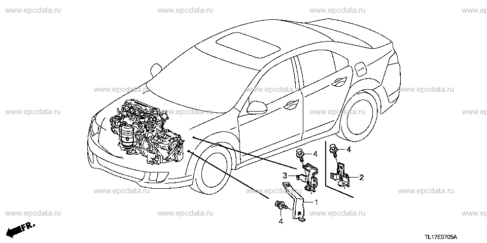Engine Wire Harness Stay
