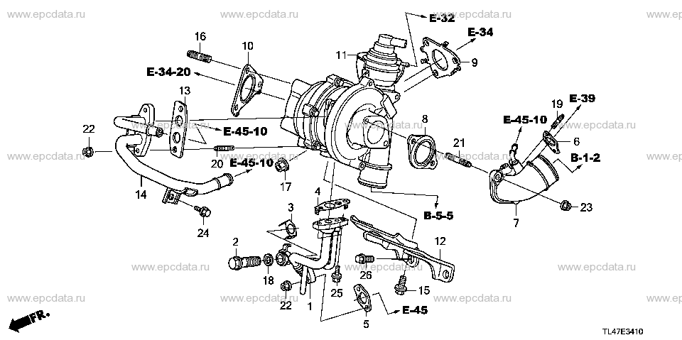 E-34-10 TURBOCHARGER (DIESEL)