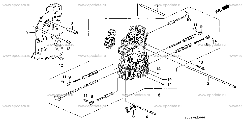 ATM-28 MAIN VALVE BODY (S4XA)