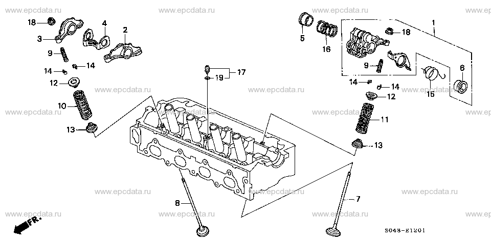 E-12-1 VALVE/ROCKER ARM (VTI-1.5L)