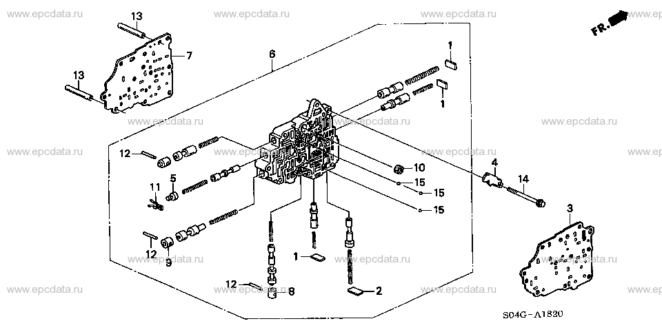 ATM-18-20 SECONDARY BODY (1.6L SOHC)