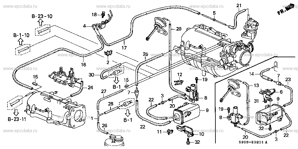 E-2-1 INSTALL PIPE/TUBING(DOHC)