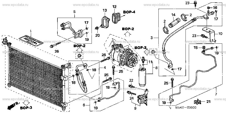 BOP-5 AIR CONDITIONER (HOSES/PIPES)