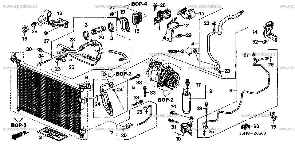 BOP-5 AIR CONDITIONER (HOSES/PIPES)