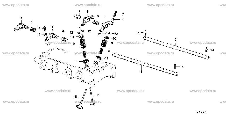 E-12 VALVE/ROCKER ARM
