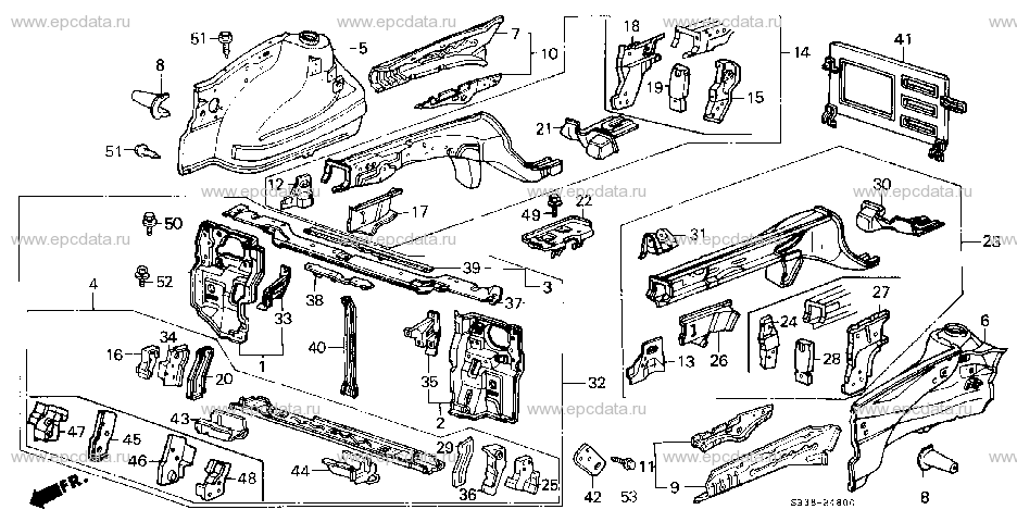 B-48 BODY STRUCTURE COMPONENTS (1)
