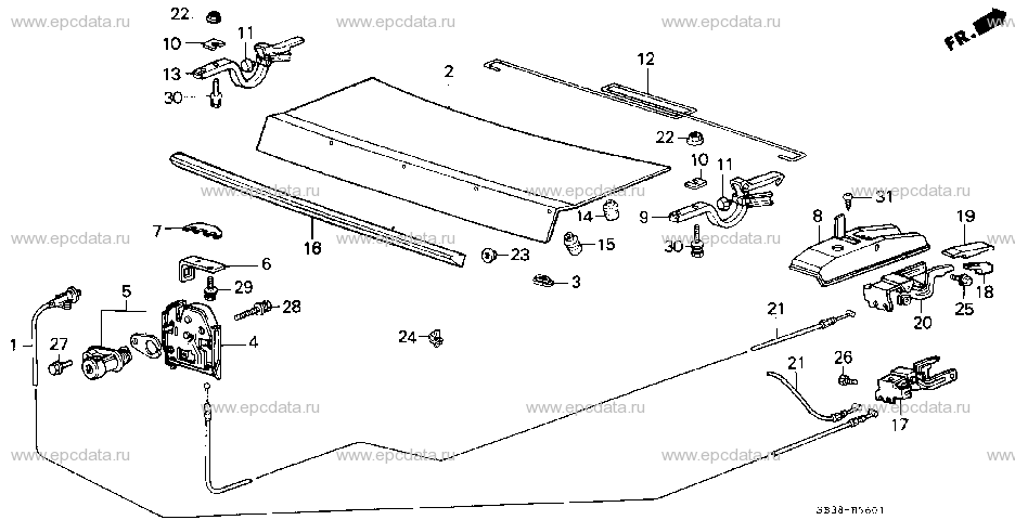 B-56-1 TRUNK LID (4D)(-0S200000)