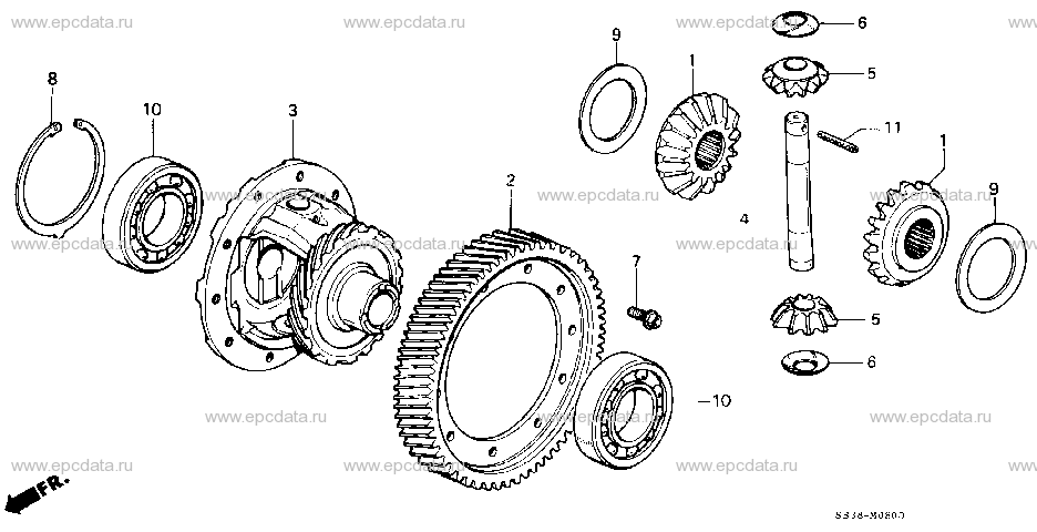 M-8 DIFFERENTIAL GEAR