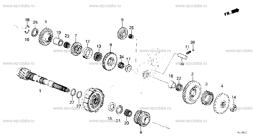ATM-15 COUNTERSHAFT (4AT)