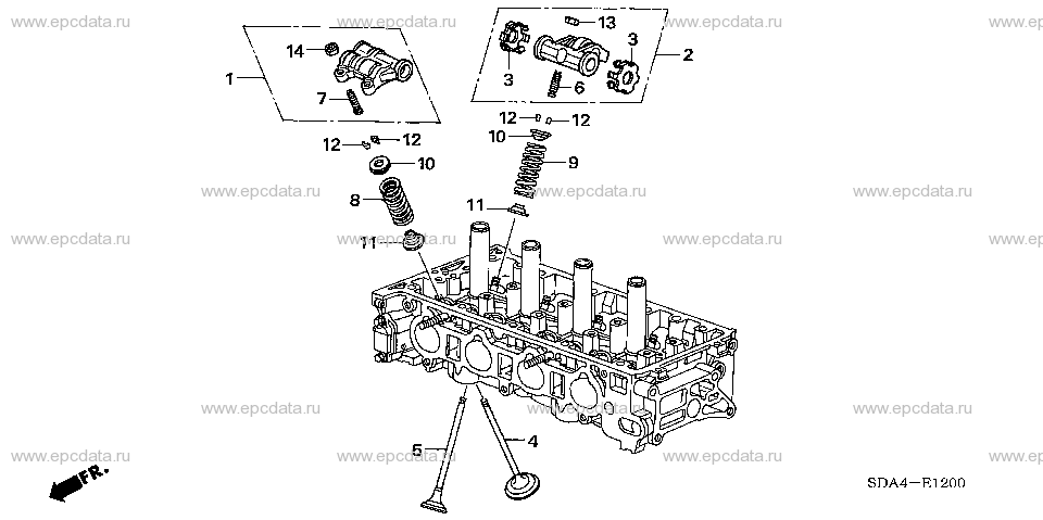 E-12 VALVE/ROCKER ARM (L4)