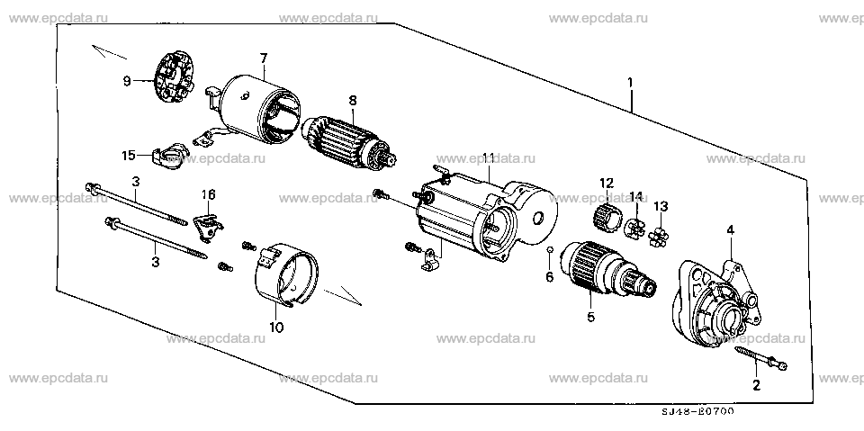E-7 STARTER MOTOR (DENSO) (1)