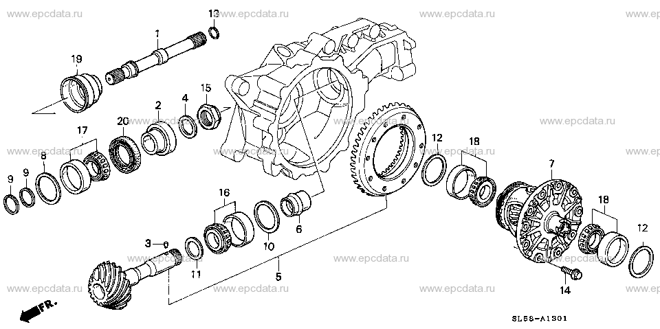 ATM-13-1 DIFFERENTIAL GEAR