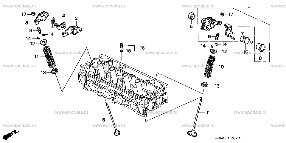 E-12-2 VALVE/ROCKER ARM (3)