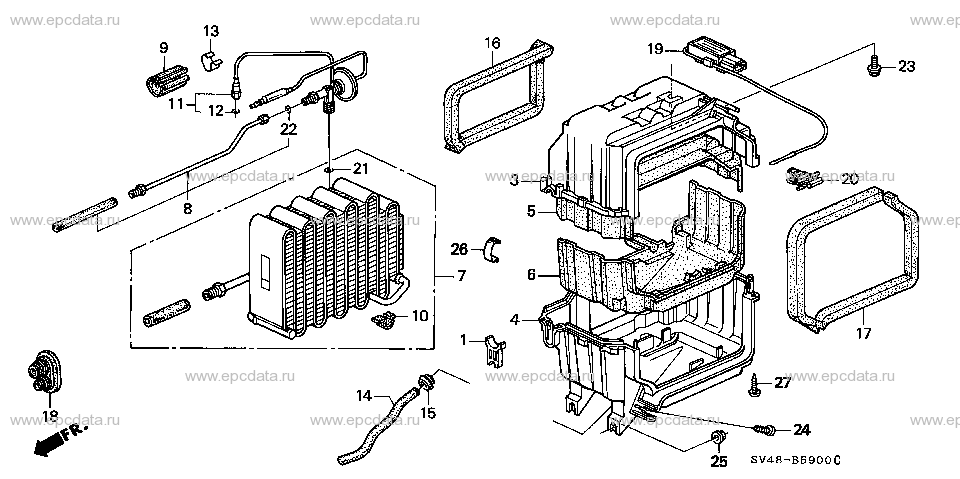 B-59 AIR CONDITIONER (COOLING UNIT) (LH)