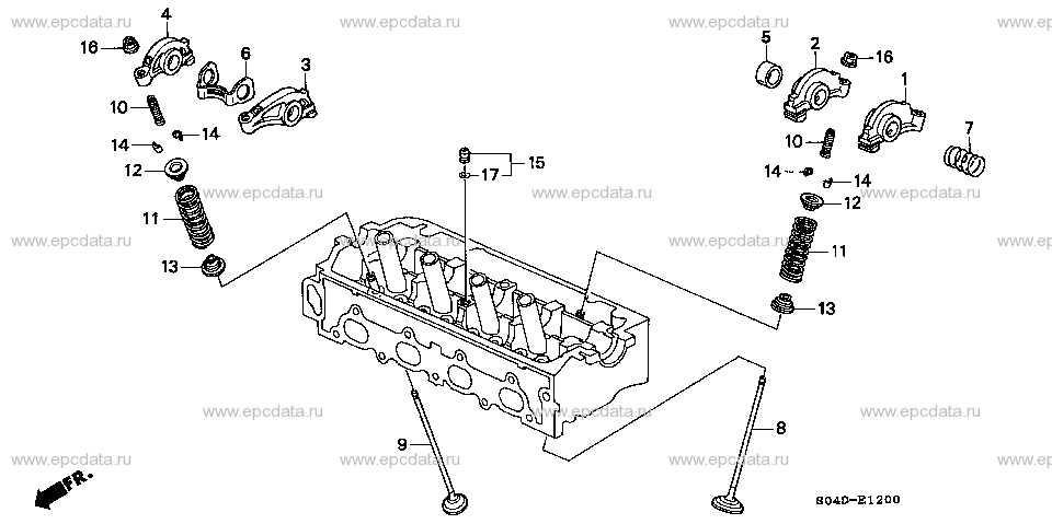 E-12 VALVE/ROCKER ARM (1)