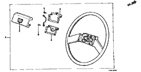 B-31 steering wheel