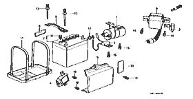 B-6 ﾊﾞｯﾃﾘｰ/ ignition coil / regulator