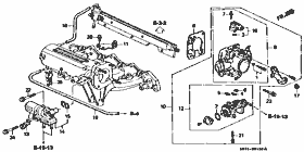 E-1-2 throttle body (DOHC)