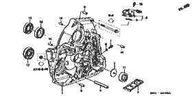 ATM-1 torque converter case (SOHC)