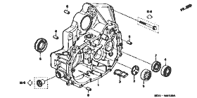 M-1 clutch case (SOHC)