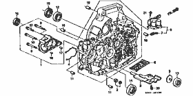 ATM21- torque converter case /ﾄﾗﾝｽﾌｧｰｹｰｽ (4WD)