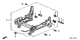 B-40-10 ﾌﾛﾝﾄｼｰﾄｼｮｰﾄﾊﾟｰﾂ (driver seat side)