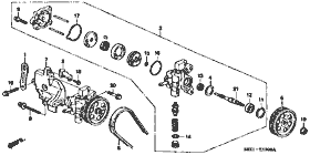 E-19 power steering pump (L4)