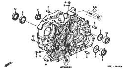 ATM-1-1 torque converter case (4WD)