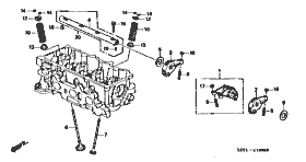 E-12 valve / rocker arm