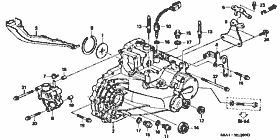 M-12 Transmission case (4WD)