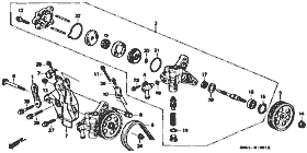 E-19-1 power steering pump (2.3L)