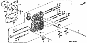 ATM18- main valve body (2.3L)(2WD)