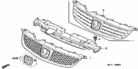 B-45 front grill