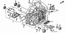 ATM11- torque converter case /ﾄﾗﾝｽﾌｧｰｹｰｽ (4WD)