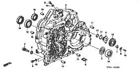 ATM11-1 torque converter case (2.0L) (4WD)