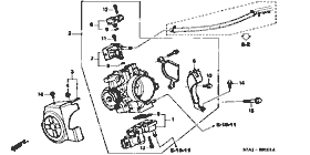 E-1-1 throttle body (2.0L)