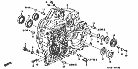 ATM-1-1 torque converter case (4WD) (4AT)