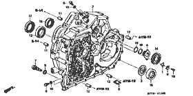 ATM11- torque converter case (2WD) (5AT)