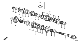 M-4-1 counter shaft  (-120,-820,-910)