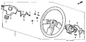 B-31-3 steering wheel (turbo)