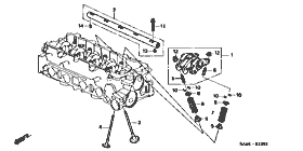 E-12-1 valve / rocker arm (VTEC)