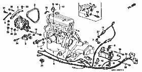 E-4-1 ｴﾝｼﾞﾝｻﾌﾞｺｰﾄﾞ(carburetor)