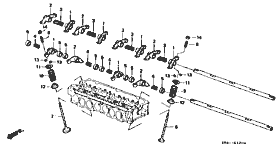 E-12 ﾊﾞﾙﾌﾞﾛｯｶｰｱｰﾑ/ valve  (1300,1500)