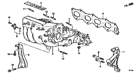 E-3-4 intake manifold (1600)
