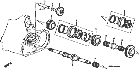 M-4 main shaft / gear